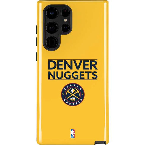 NBA Denver Nuggets Standard - Blue Galaxy S25 Ultra Impact Case